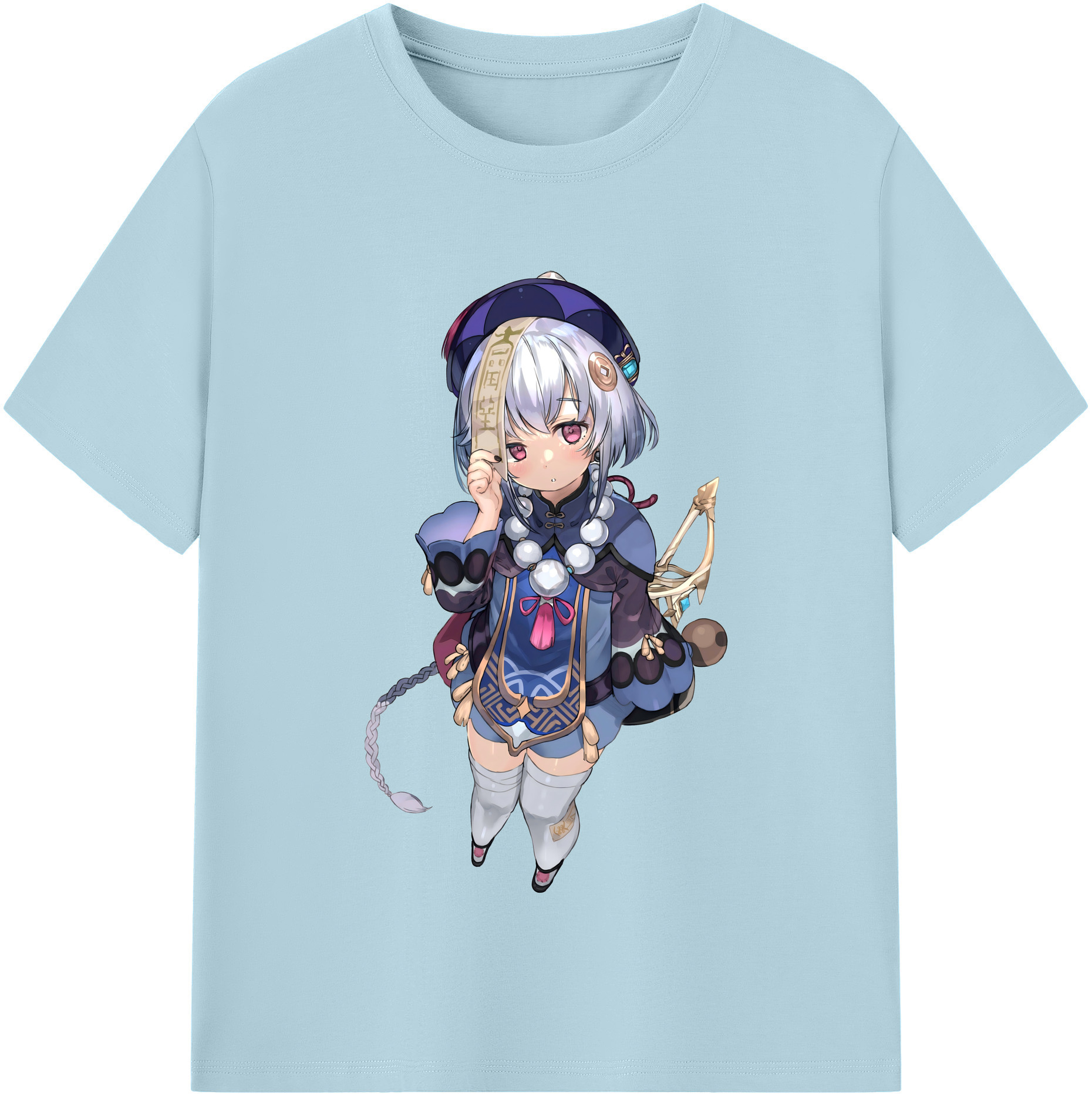 げんし神 七七 なな  genshin Nana 綿100％半袖Tシャツ（フロントプリント）